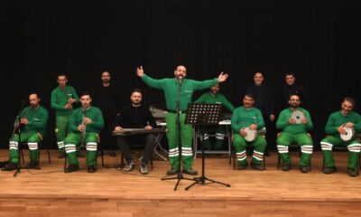 Bursa’da temizlik işçileri orkestra kurdu